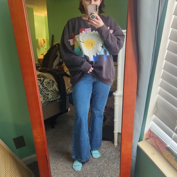 NWT Abercrombie & Fitch The Vintage Flare High Rise Curve Love, Size 27/4 - Picture 7 of 11